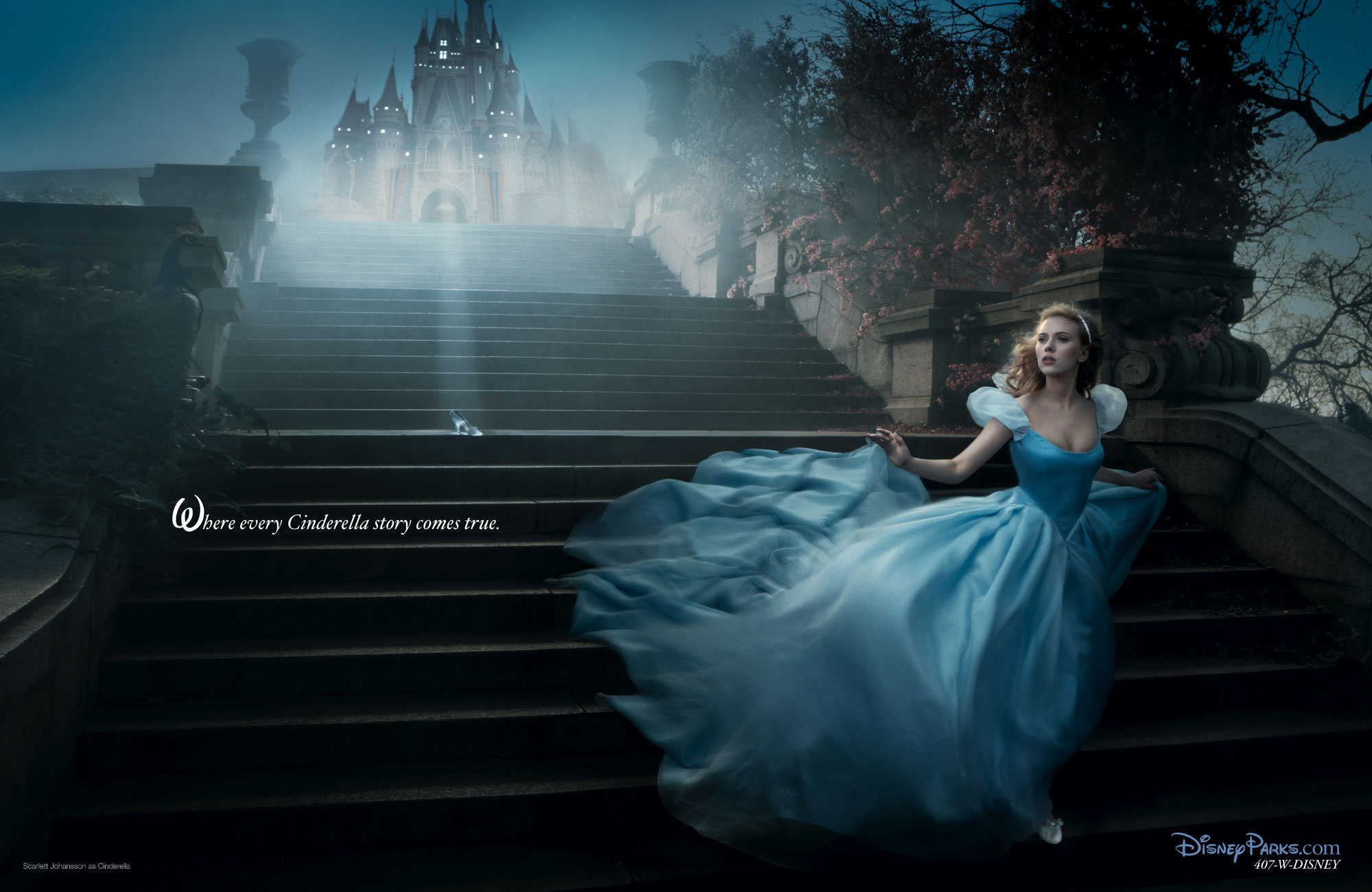 Scarlett Johanson as Cinderella