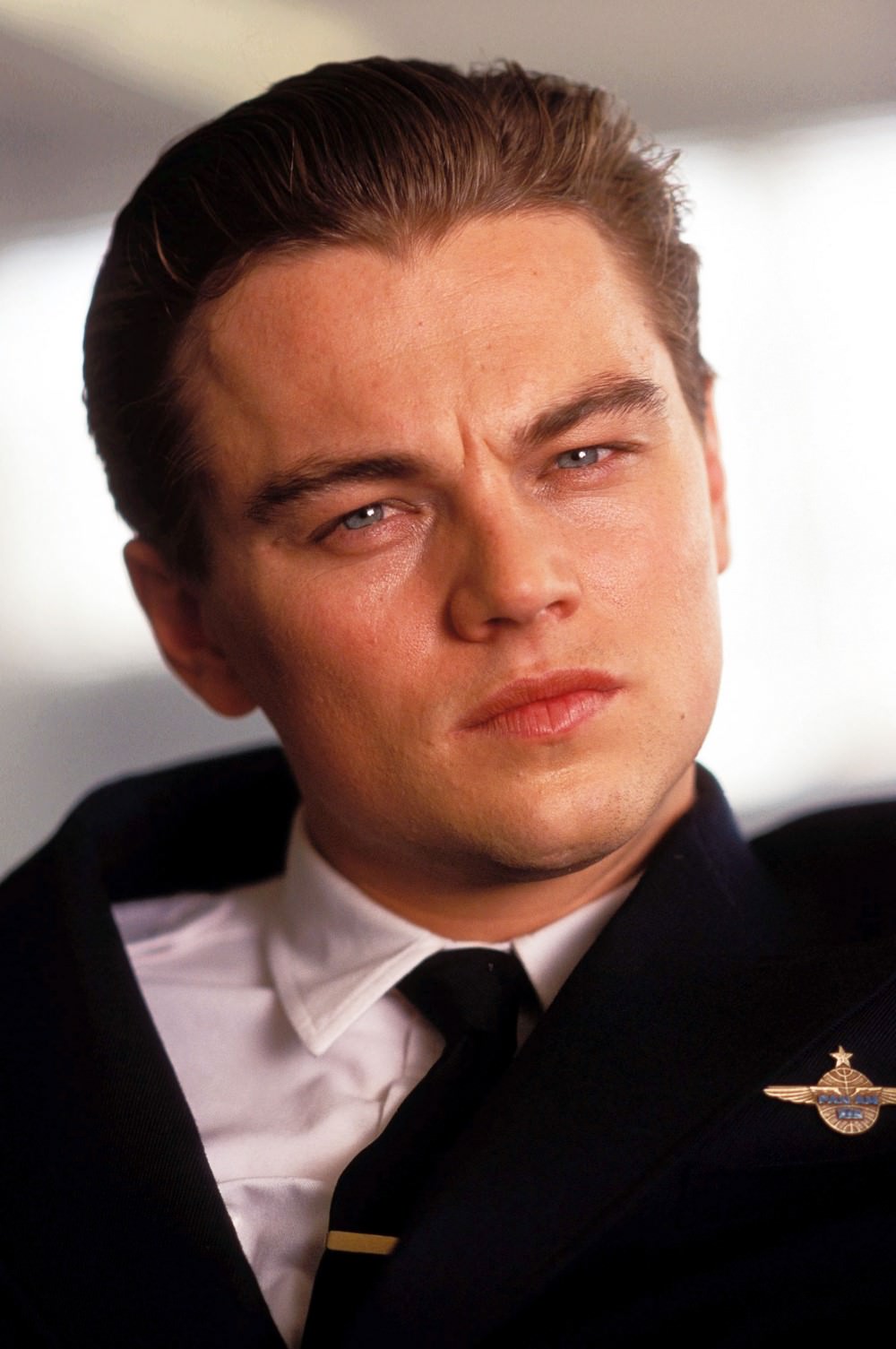 Quality: Original. Film Title: Catch Me If You Can.   Pictured:  LEONARDO DICAPRIO as Frank Abagnale in DreamWorks Pictures' CATCH ME IF YOU CAN.   Photo Credit: Andrew Cooper. Copyright: TM & © 2002 DREAMWORKS LLC.
