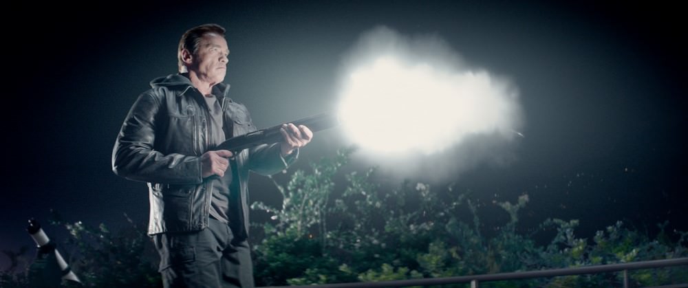 Arnold Schwarzenegger plays the Terminator in Terminator Genisys from Paramount Pictures and Skydance Productions