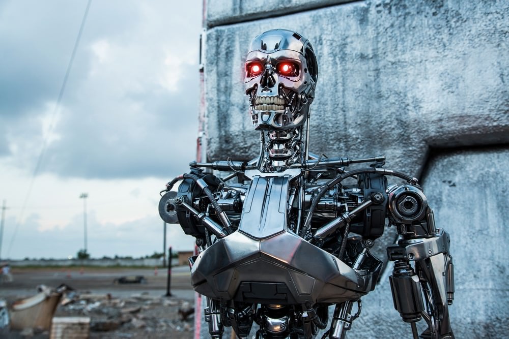 Series T-800 Robot in Terminator Genisys from Paramount Pictures and Skydance Productions