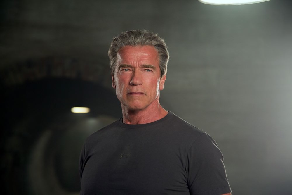 Arnold Schwarzenegger plays the Terminator in Terminator Genisys from Paramount Pictures and Skydance Productions.