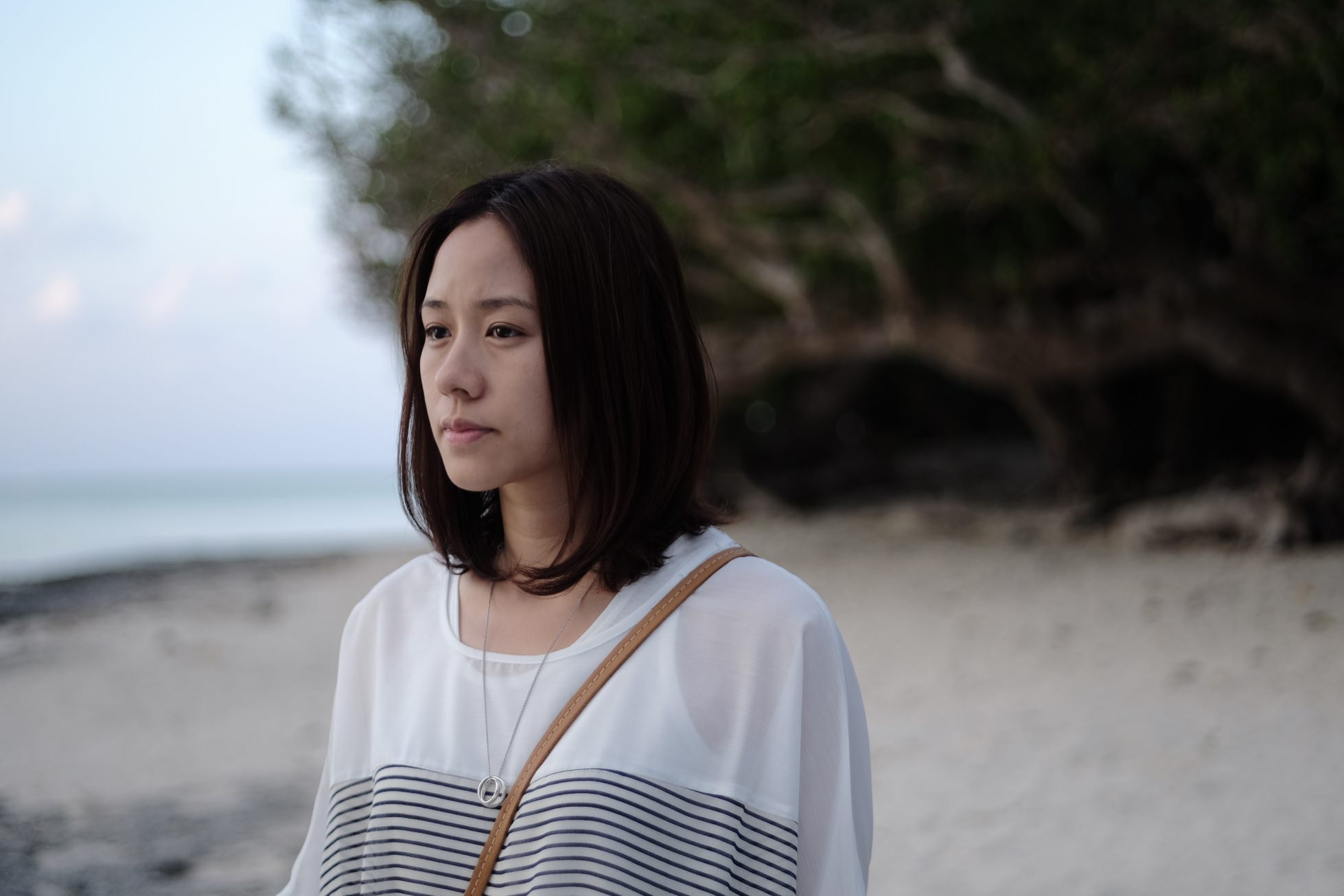 【百日告別】女主角林嘉欣 在沖繩海邊