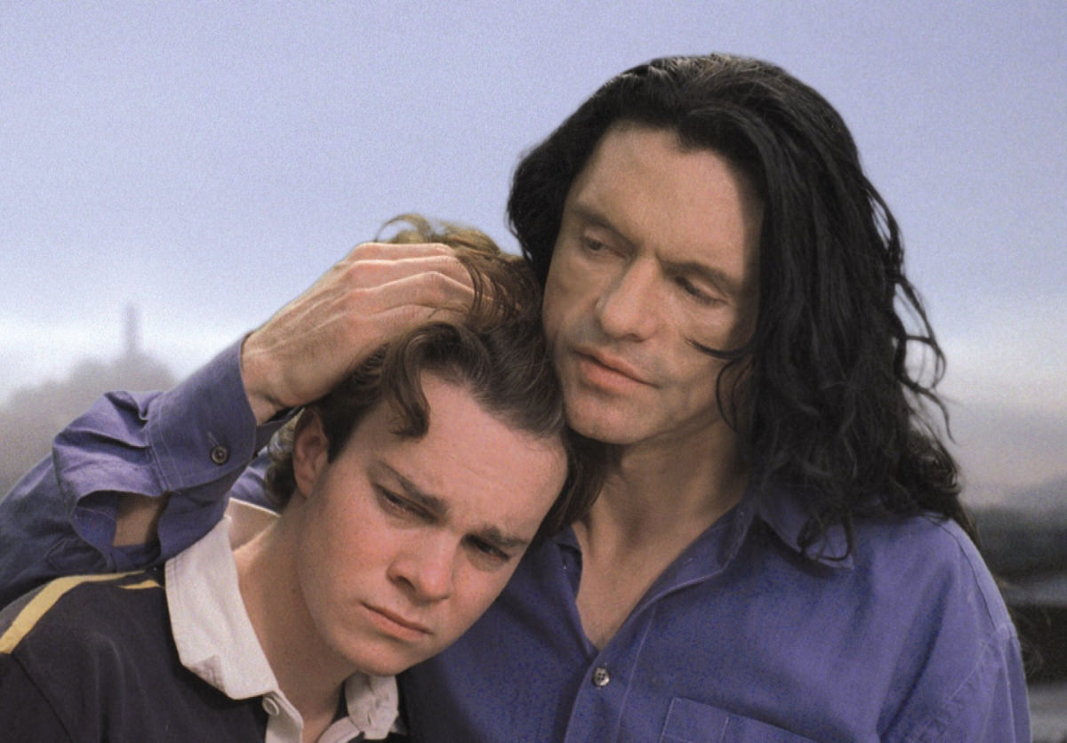 philip haldiman and tommy wiseau in the room