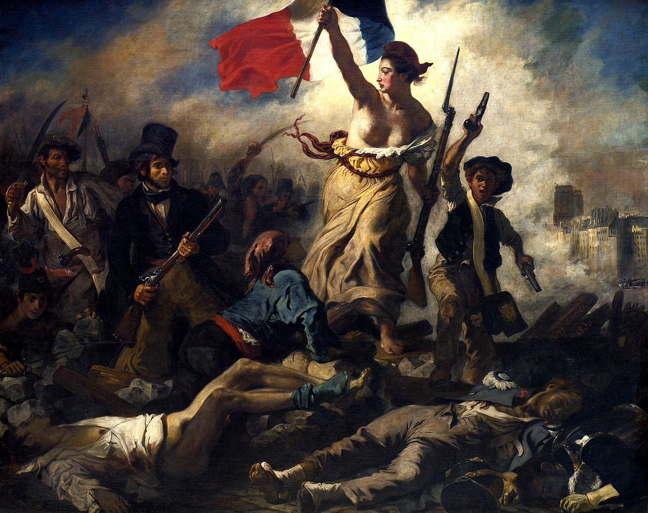 歐仁德拉克羅瓦（Eugène Delacroix） ，1830年 