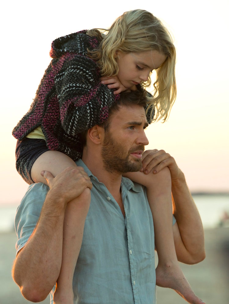 Mckenna Grace as “Mary Adler” and Chris Evans as “Frank Adler” in the film GIFTED. Photo by Wilson Webb. © 2016 Twentieth Century Fox Film Corporation All Rights Reserved.